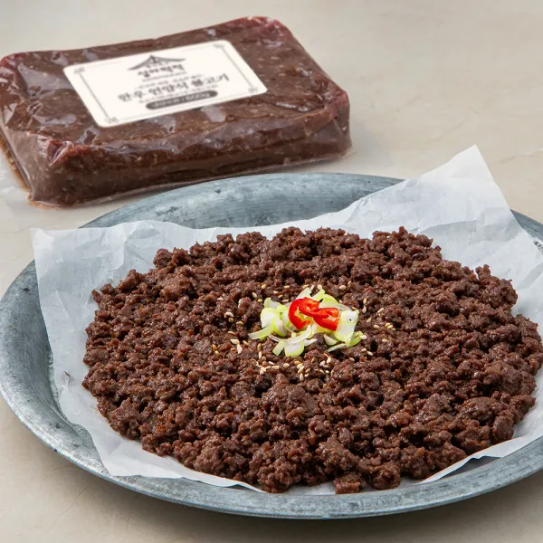 설야멱적 한우 언양식 불고기, 600g, 1개