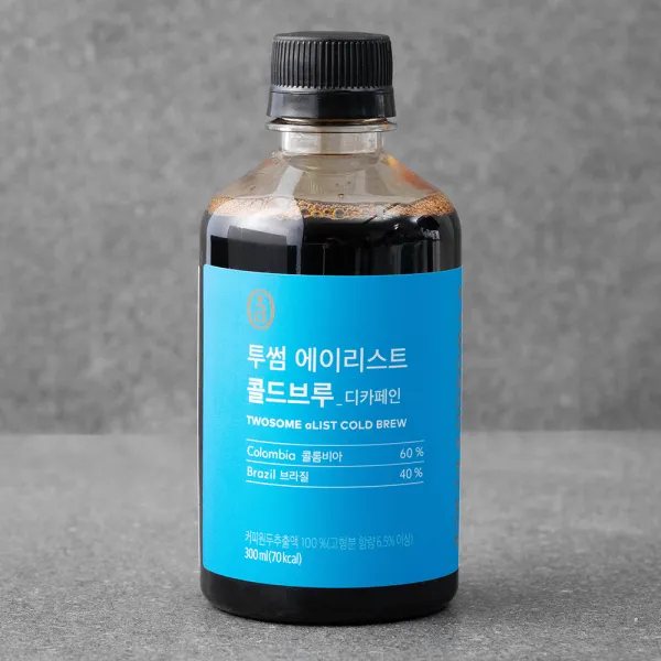 투썸플레이스 에이리스트 콜드브루 디카페인, 300ml, 1개