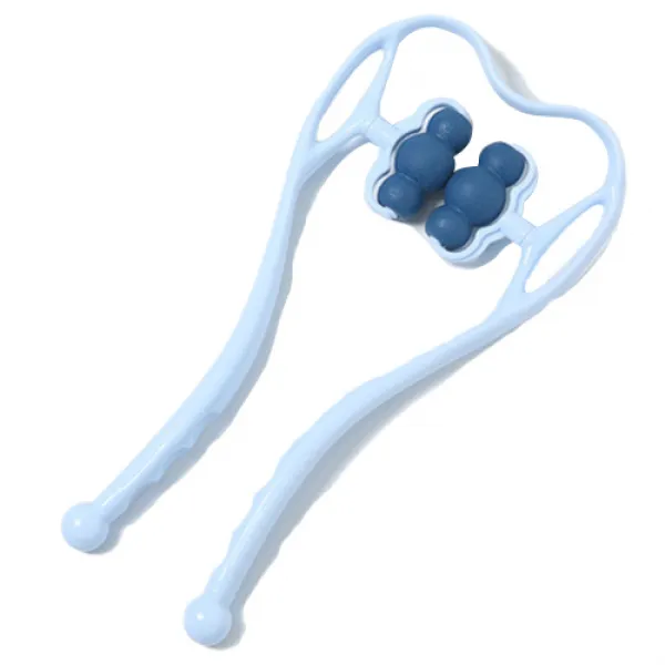 사무직 필수템 목 마사지 핸드 클램프 수동 마사지기, B블루, 1개