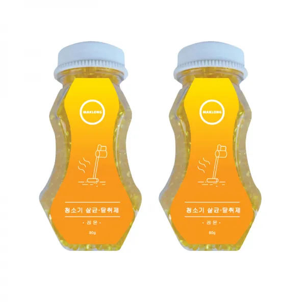 아크 마크롱 청소기 항균 탈취제 레몬향, 80g, 2개