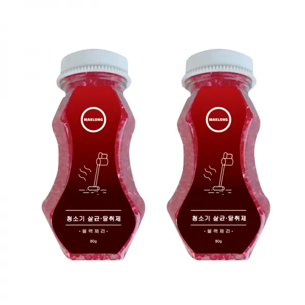 아크 마크롱 청소기 항균 탈취제 블랙체리향, 80g, 2개
