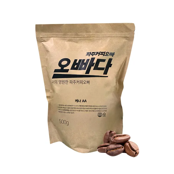 파주커피오빠 원두 케냐 AA 로스팅 홀빈, 홀빈(분쇄없음), 500g