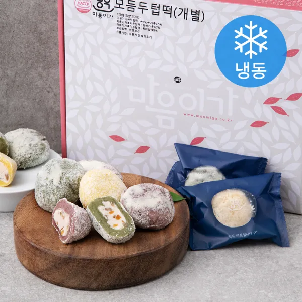 착한마을마음이가 개별 모듬두텁떡 60g x 21입 (냉동), 1세트