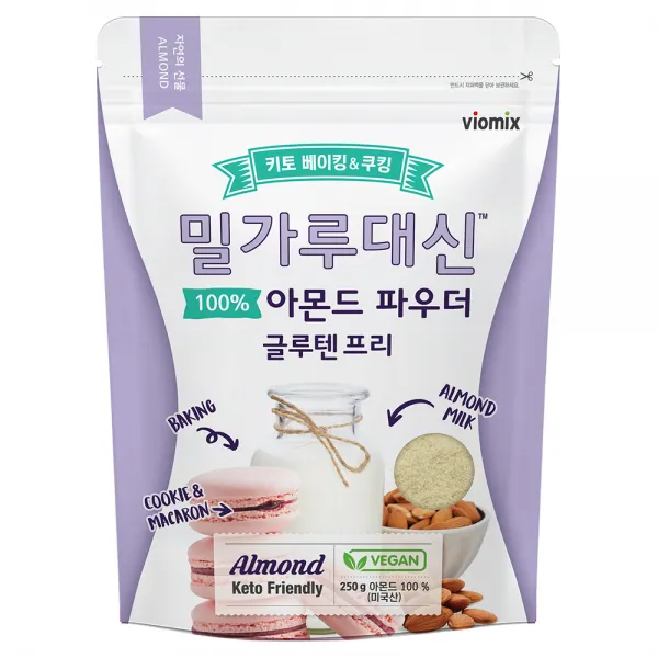 바이오믹스테크 밀가루대신 글루텐프리 아몬드 파우더 250g 1개