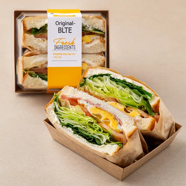 이엘후레쉬 Original BLTE 샌드위치 2입, 380g, 1개