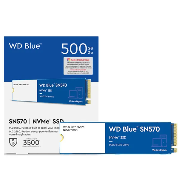 WD Blue SN570 NVMe SSD, WDS500G3B0C, 500GB