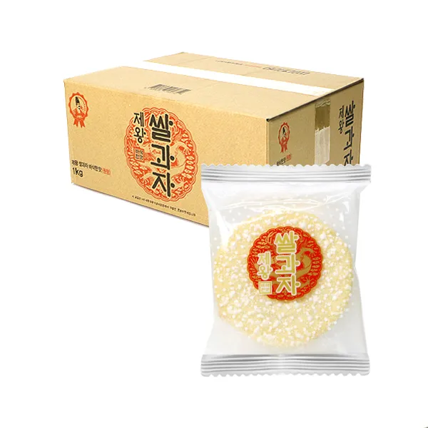 제왕 쌀과자 원형 바삭한맛, 1kg, 1개