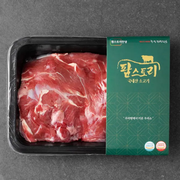 [로켓프레시] 팜스토리 국내산 소고기 덩어리 국거리용 (냉장), 300g, 1개