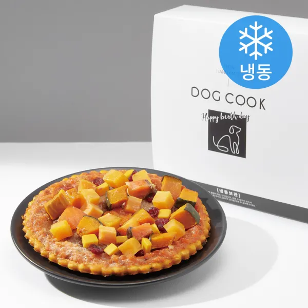 [로켓프레시] 도그쿡 강아지 콤비네이션 피자 220g (냉동), 닭 + 오리, 1개