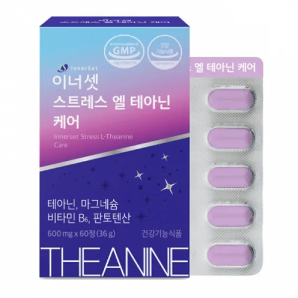 이너셋 스트레스 엘 테아닌 케어 36g, 60정, 1개