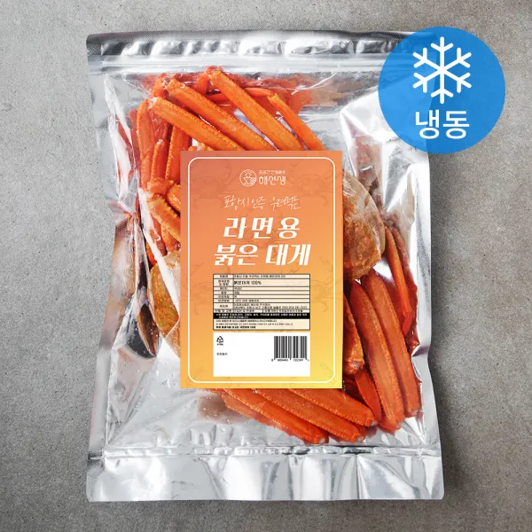 [로켓프레시] 해선생 포항시 인증 우려먹는 라면용 붉은 대게 2미 (냉동), 300g, 1개