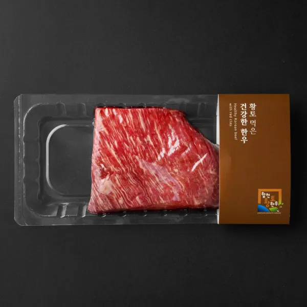 [로켓프레시] 합천황토한우 1+등급 양지 국거리용 덩어리 (냉장), 300g, 1개