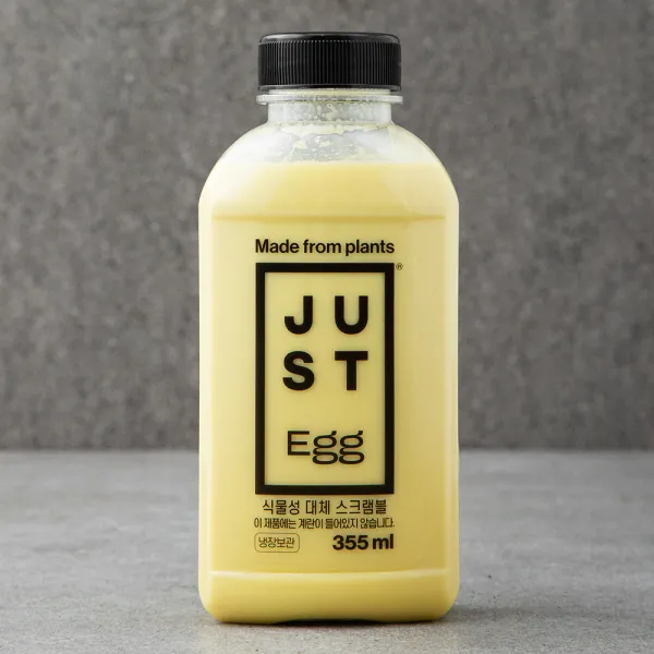 [로켓프레시] JUSTEGG 식물성 대체 스크램블, 355ml, 1개