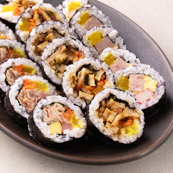 요고참 반탄 땡초어묵 + 스팸계란마요 + 베이컨참치 김밥 세트 936g, 1팩