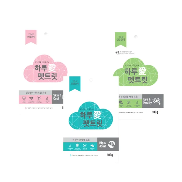 하루애 강아지 펫트릿 기능성 수제간식 3종 세트, 관절, 피부 + 모질, 눈 + 눈물, 1세트