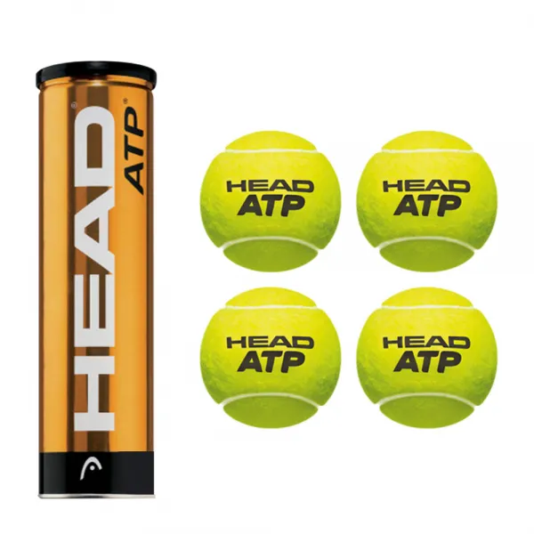 HEAD ATP 투어대회 테니스 캔볼 4p, 1개, 라이트그린