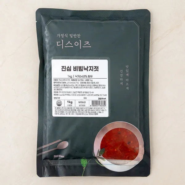[로켓프레시] 진심젓갈 비빔낙지젓, 1kg, 1개