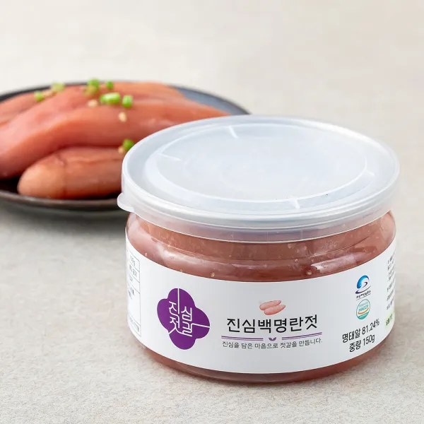 [로켓프레시] 진심젓갈 백명란젓, 1개, 150g