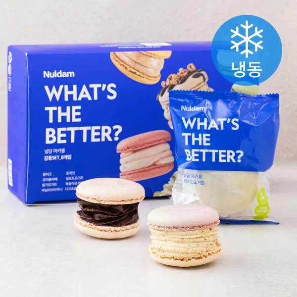  로켓프레시 널담 마카롱 감동 55g X 8종 세트 냉동 1세트