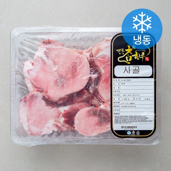 [로켓프레시] 전통참한우 사골 (냉동), 1개, 2kg