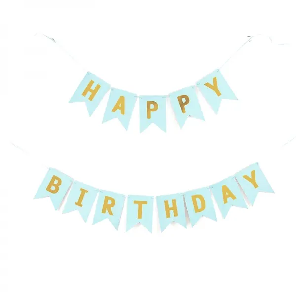 정월나나 생일 파티 알록달록 가랜드, 스타일 02, 1개