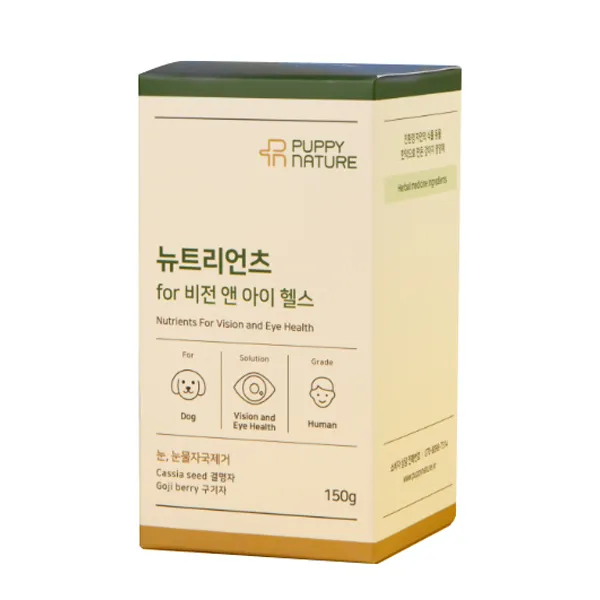 퍼피네이처 강아지 뉴트리언츠 포 비전 앤 아이헬스 영양제 150g, 황태, 1개