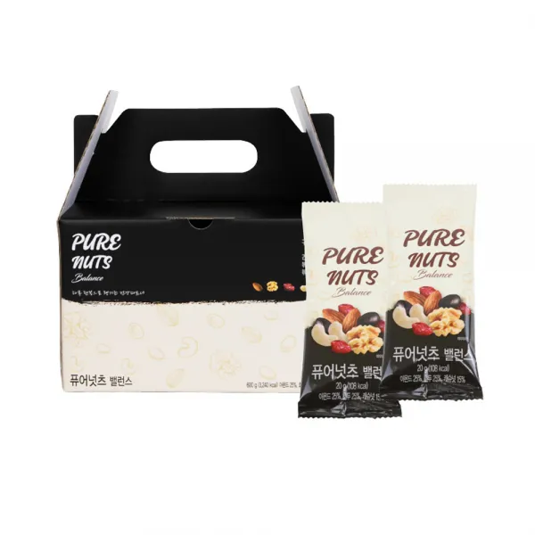 에코밀 퓨어넛츠 밸런스 견과세트, 20g, 30개