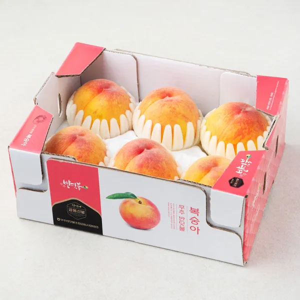 [로켓프레시] 무주반딧불 GAP 인증 부드러운 황도복숭아, 1.8kg(5~8입), 1개