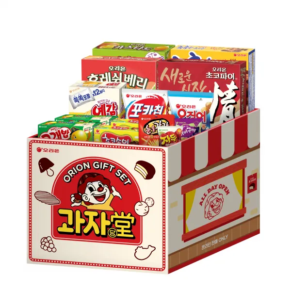 오리온 과자당 종합선물세트, 12종, 1세트