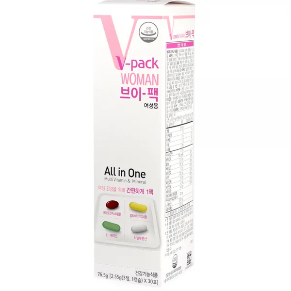 안국약품 브이 팩 여성용 30p, 1개, 76.5g