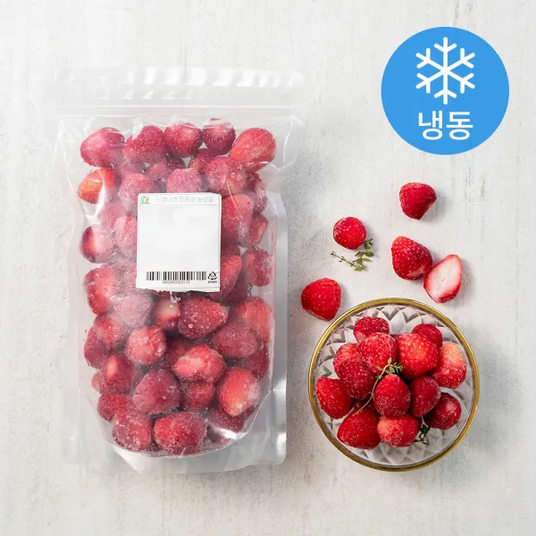 친환경 인증 냉동딸기 (냉동), 800g, 1개