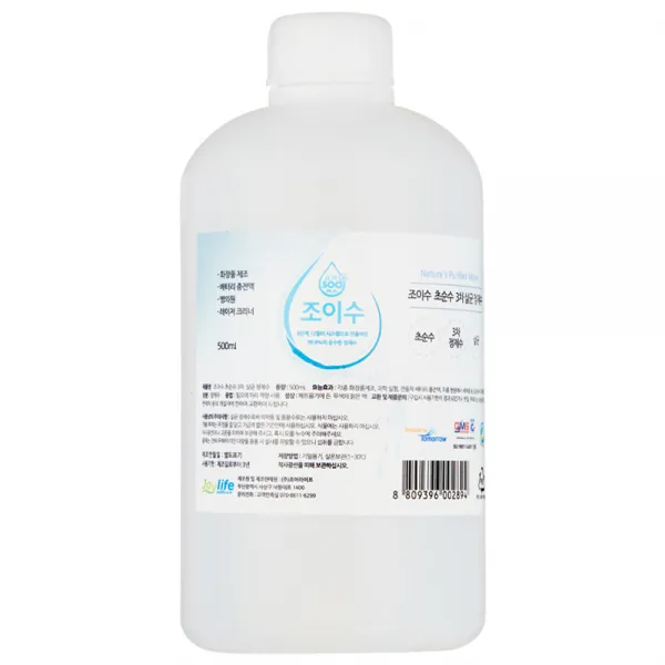 조이수 초순수 3차 정제수 500ml, 1개