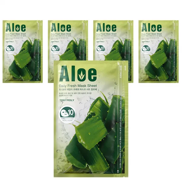 토니모리 데일리 프레쉬 알로에 마스크시트 10개입 5개