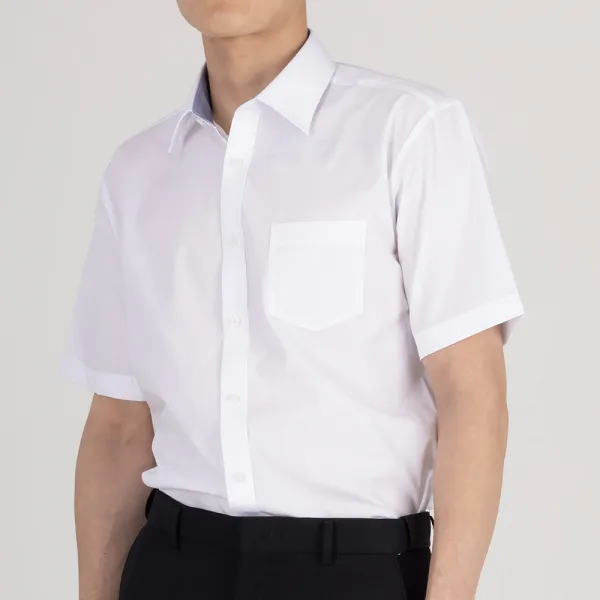 까망베르 남성용 구김방지 클래식핏 반팔 와이셔츠 SV0001