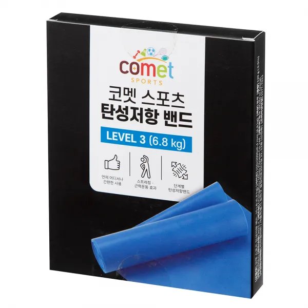 코멧 스포츠 탄성저항 밴드 블루 15lb 