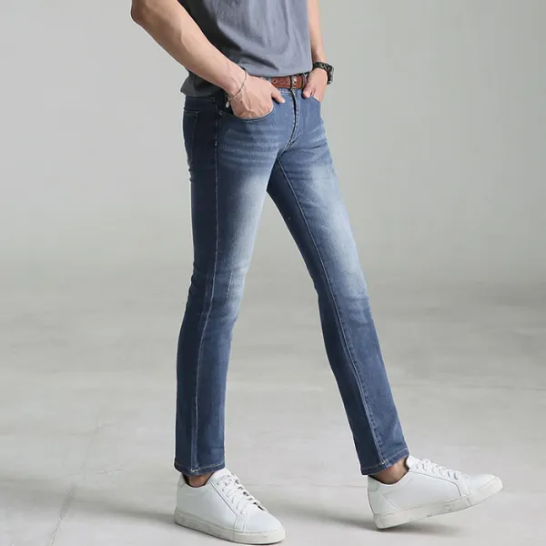 업클라스 남성용 썸머 워싱 마일드 청바지 B052