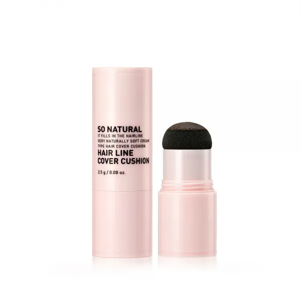 쏘내추럴 헤어 라인 커버 쿠션 2.5g, 다크 브라운, 1개
