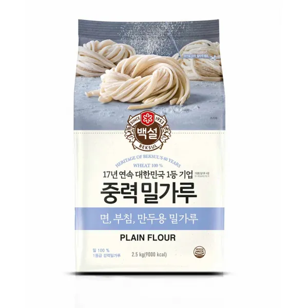 백설 중력밀가루, 2.5kg, 1개