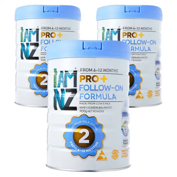 아이엠뉴질랜드 프리미엄 프로+ 조제분유 2단계 900g 3캔