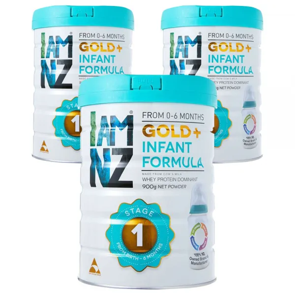 아이엠뉴질랜드 프리미엄 골드+ 조제분유 1단계 900g 3캔