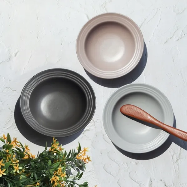 김성훈도자기 시그니처매트 피클볼 라이트그레이 인디핑크 다크그레이 3개