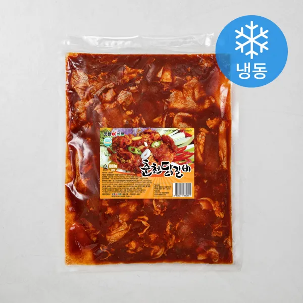맛잽이식품 춘천닭갈비 냉동 800g 1봉