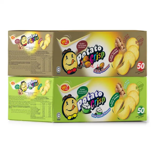 [쿠팡 직수입] 포테이토 크리스프 스낵 바베큐맛 20g x 50p + 사워크림맛 20g x 50p, 1세트