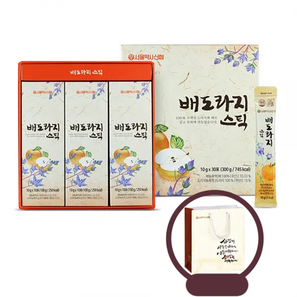서울약사신협 배도라지 스틱 30p + 쇼핑백, 1개, 300g
