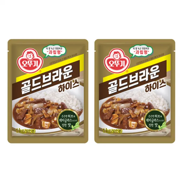 오뚜기 골드브라운 하이스 1000g 2개