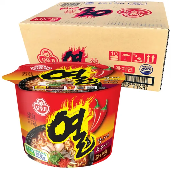 오뚜기 열라면 용기 115g, 12개