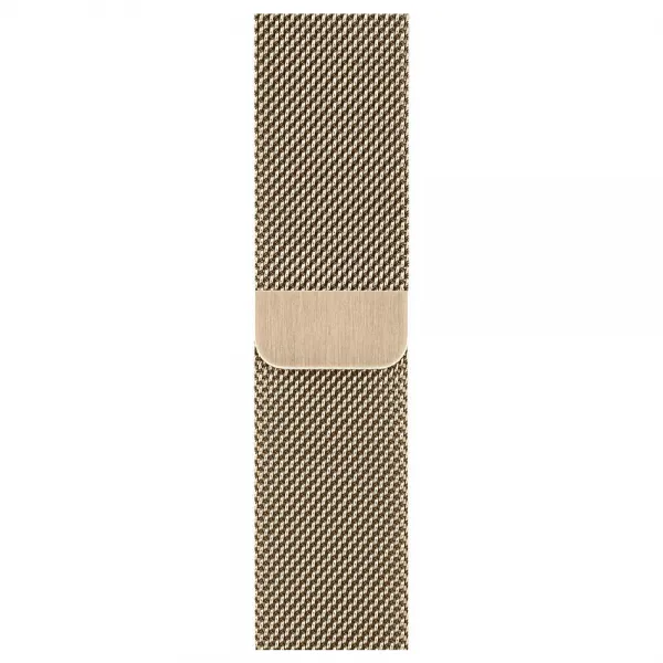 Apple 정품 애플워치 3/6/SE Milanese 루프 밴드 (38/40mm 호환 가능), 골드, 1개