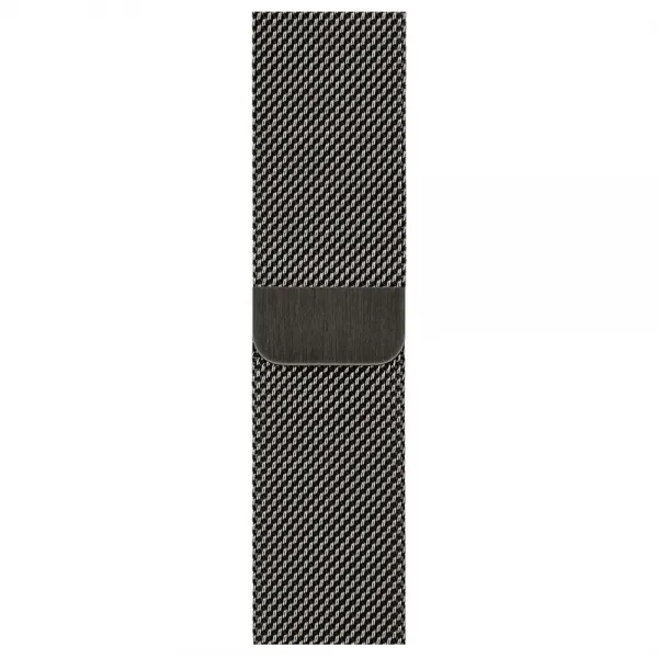 Apple 정품 애플워치 3/6/SE Milanese 루프 밴드 (38/40mm 호환 가능), 그래파이트, 1개