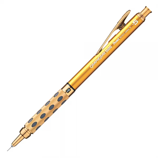 펜텔 리미티드 골드 에디션 2018 그래프기어 1000 샤프 PG1015LGX, 0.5mm, 1개