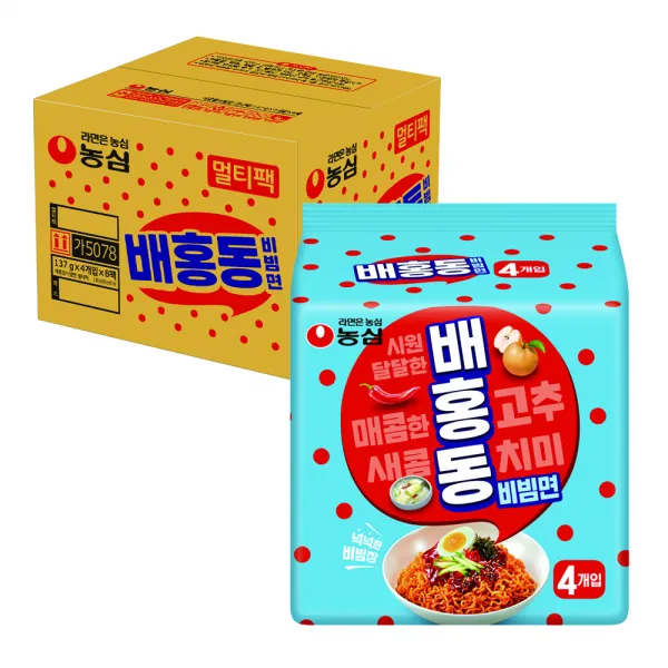 농심 배홍동 비빔면, 32개